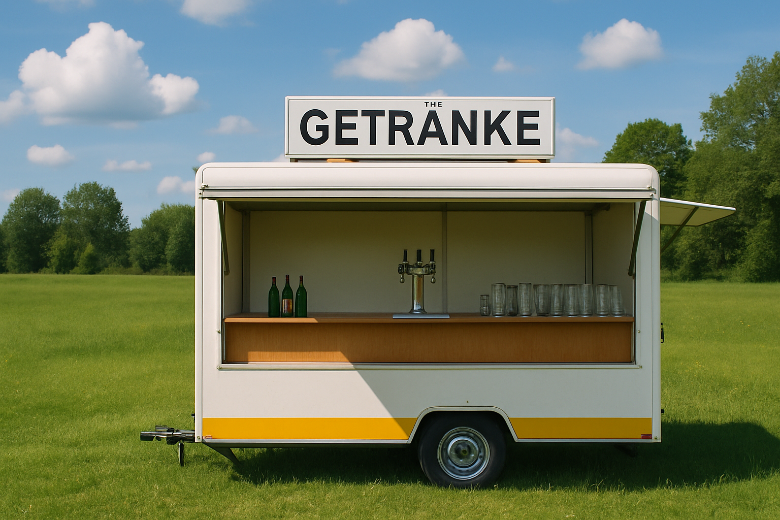 Ausschankwagen / voll bestückt